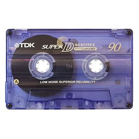 Tdk Super D90 Chrome Blank Audio Cassette Tapes Retro Style Media