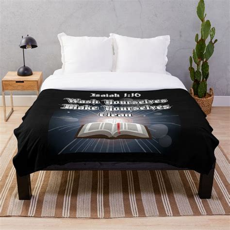 Isaiah 116 New Testament Bible Verse Throw Blanket For Sale By Latinsaint New Testament