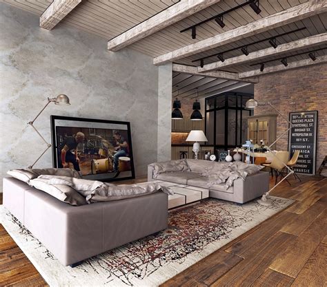 The modern retro living room. Industrial Style Living Room Design: The Essential Guide
