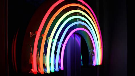 Neon Rainbow 4k Wallpapers Wallpaper Cave