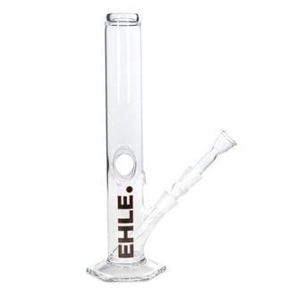 Бонги 29 см и ниже. EHLE Black Hole Eisbong aus Glas mit Kickloch - Zamnesia