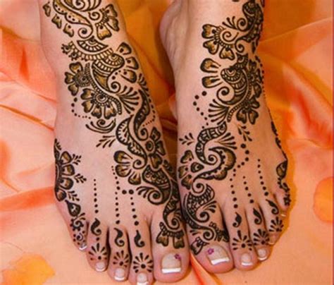 Simple Bridal Mehndi Designs For Feet Easyday