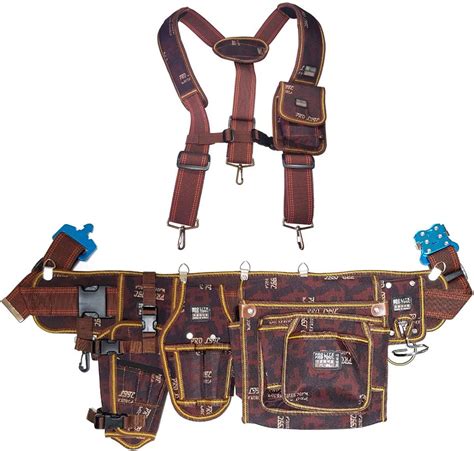 Tool Pouch Bag Belt Suspenders Electrician Maintenance Carpenter