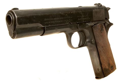 Deactivated Rare Wwi Us Army Colt 1911 Pistol Allied Deactivated Guns