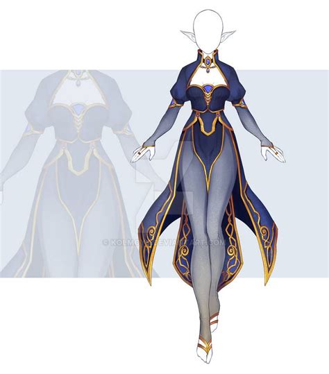 Close Adoptable Outfit Auction 297 By Kolmoys On Deviantart Dress