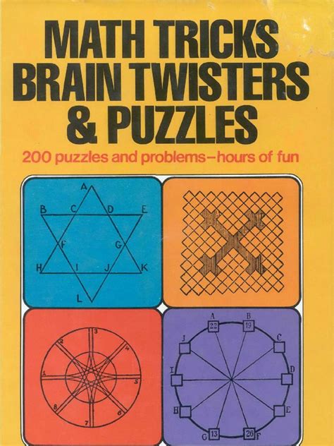 Math Tricks Brain Twisters And Puzzles Division Mathematics Witness