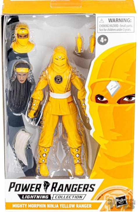 Mighty Morphin Ninja Yellow Ranger Power Rangers Lightning Collection 6