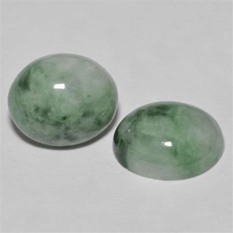 1009ct Green Jadeite Gemstones Oval Cut 121 X 101 Mm Gemselect