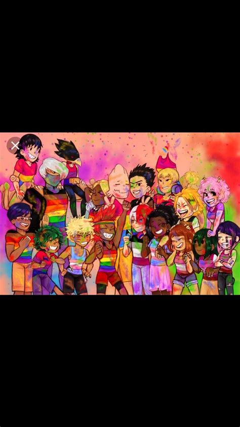 🌈bnha Pride🌈 Pride Art Anime Pride Pride Wallpaper