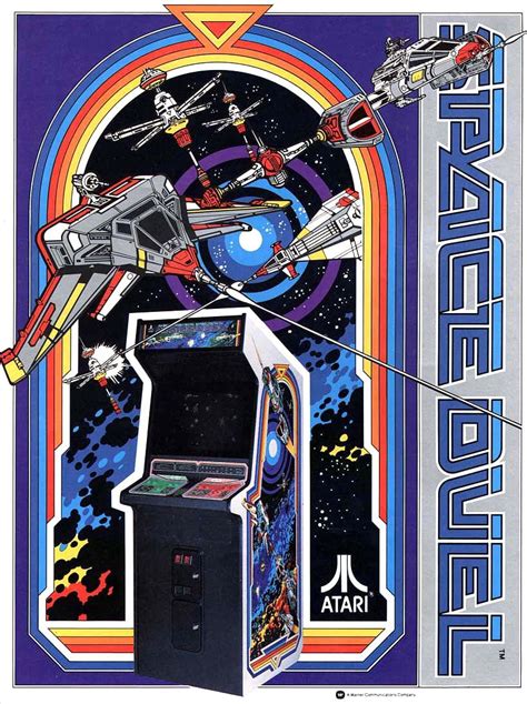 Space Duel Retro Video Games Pinball Art Classic Video Games