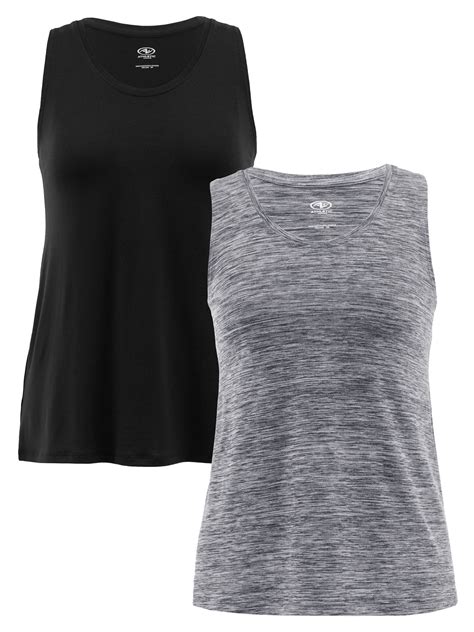 Athletic Works Womens Core Active Racerback Tank 2 Pack