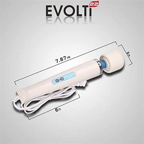 Evolti22 Multi Speed Corded Electric Wand Massager White