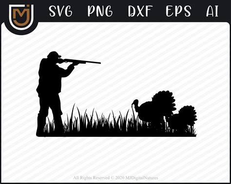 Bow Hunting Svg Turkey Clipart 03 Turkey Hunting SVG Archery Svg For