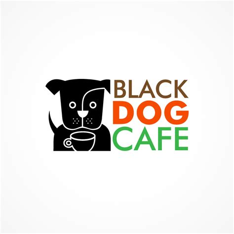 Moderno Atrevido Cafe Diseño De Logo For Black Dog Cafe Por Irina