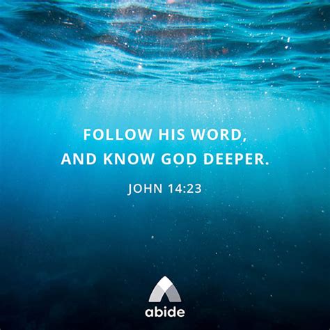 Knowing Christ More Deeply John Abide