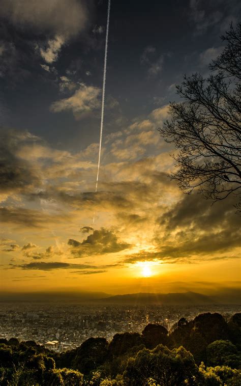 Choose from hundreds of free nature wallpapers. sunset, Horizon, Clouds, City, Portrait display Wallpapers ...