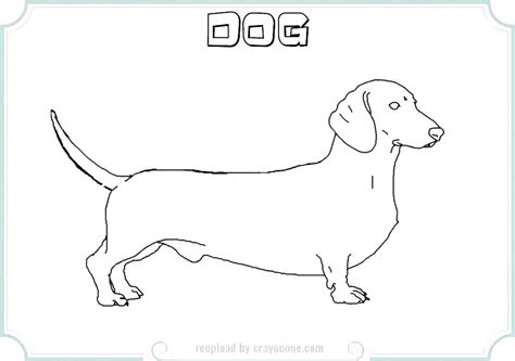 For kids & adults you can print dog or color online. Dachshund Coloring Pages Printable at GetDrawings | Free ...