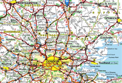 Cambridge Map And Cambridge Satellite Image
