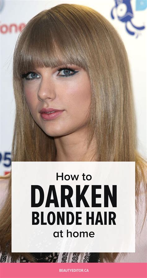 Ask A Hairstylist How To Darken Your Blonde Hair At Home Blonde Hair At Home How To Darken
