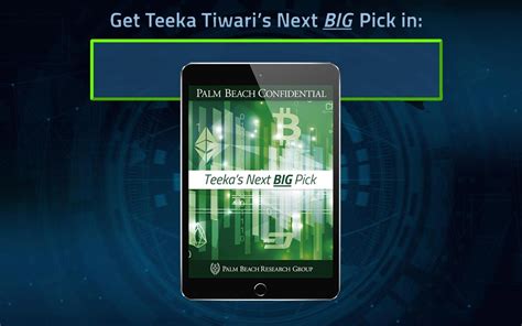 Bitcoin news portal providing breaking news, guides, price analysis about decentralized. Teeka Tiwari's Next BIG Pick: Palm Beach Confidential's ...