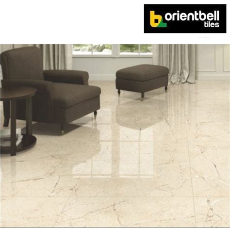 The company offers tiles for both wall and floor in various colors, such as beige, black, blue and brown. Orientbell PGVT ISTAN IVORY Marble Floor Tiles at Rs 89/sq ft | संगमरमर फ्लोर टाइल - Orientbell ...