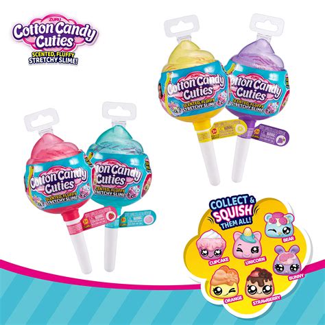 Oosh Cotton Candy Cuties Series 2 Scented Squishy Stretchy Slime With