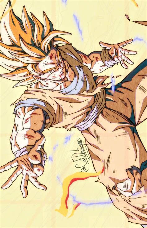 Goku Ssj2 By Catdestroyer Anime Dragon Ball Goku Anime Dragon Ball