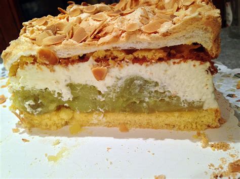 Backsucht Mamas Rezepte Teil 3 Stachelbeer - Baiser Torte