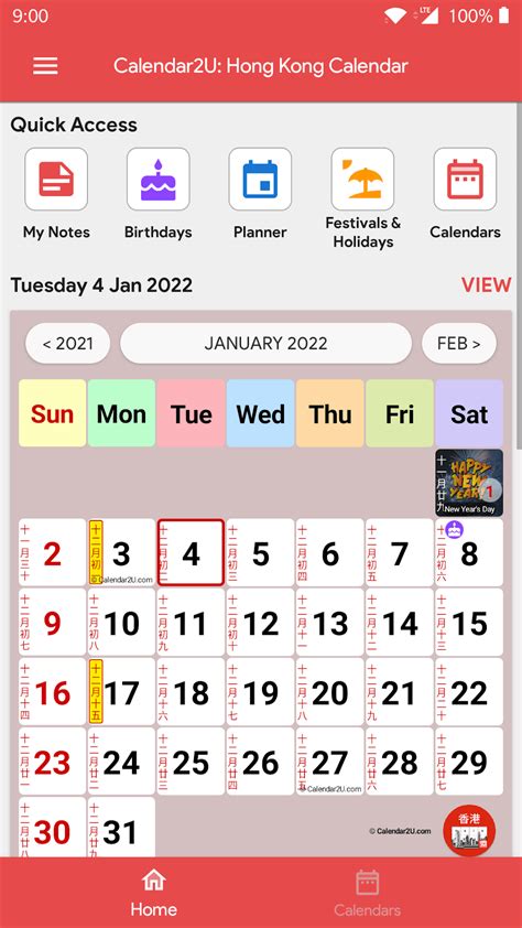 Hong Kong Calendar 2022 Para Android Descargar