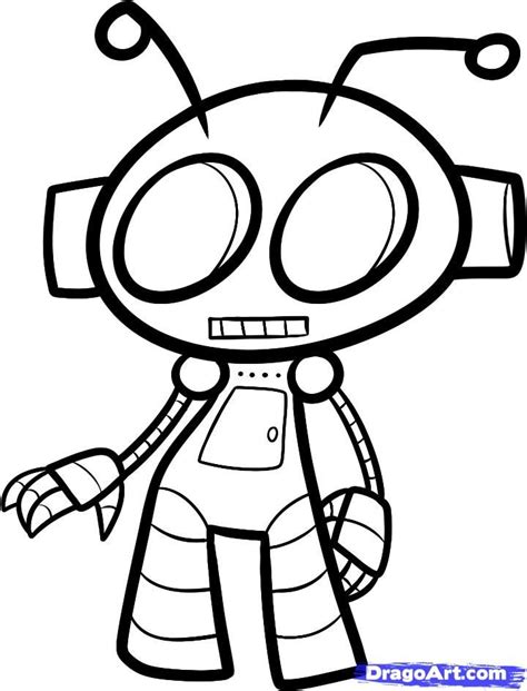 Code sections are shown, but actual values for dimensions and transformations depend on your robot. how to draw a robot for kids step 7 | Robots for kids ...