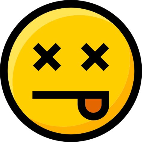 Emoji Smileys Emoticons Ideogram Feelings Faces Interface Dead Icon