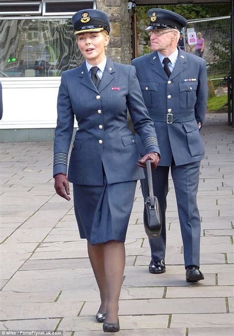 Carol Vorderman Is Barely Recognisable As She Attends Raf Celebrations