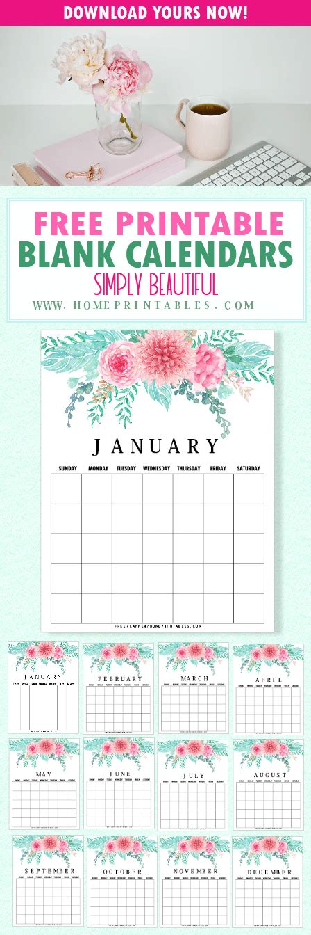 Free Printable Blank Calendar Template Paper Trail Free Printable