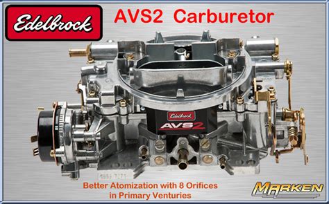 Edelbrock Avs2 Carburetor Has Better Atomization