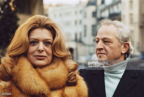 Greek Actress Melina Mercouri 1920 1994 Pictured Posed Wearing A Fur