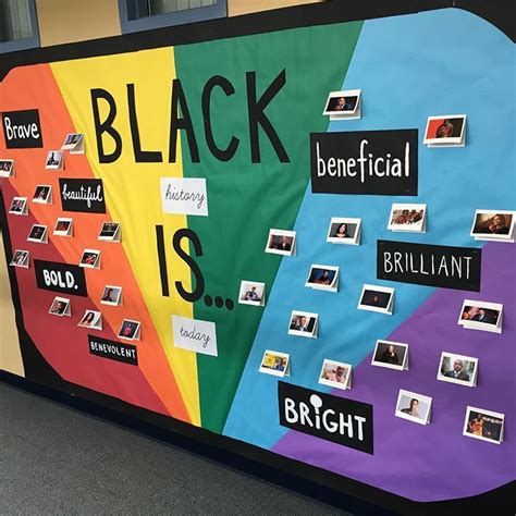 Black History Month Bulletin Board My Students Each Researched A Fam