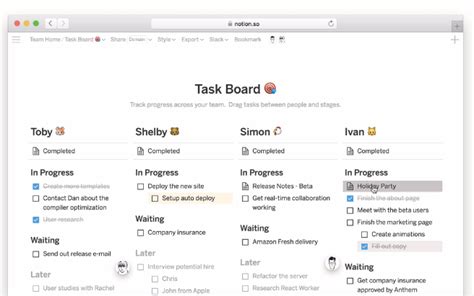 Using another database page, i listed each piece needed. 14 Productivity Tools That Save Time | Scoro