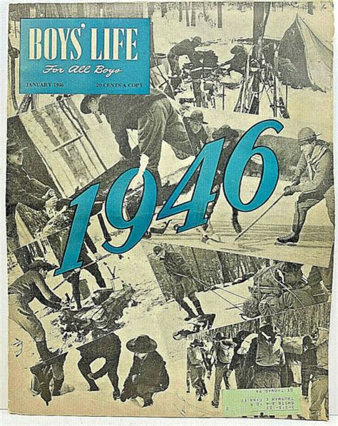 January 1946 Boys Life Boy Scouts Magazine Ww Ii Stories Ebay