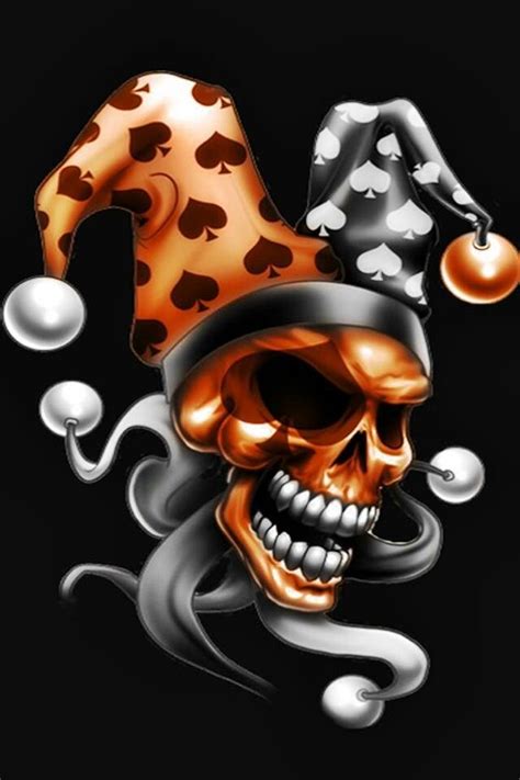 With tenor, maker of gif keyboard, add popular killer clown animated gifs to your conversations. The Joker | Skulls | Crânios, Arte com caveira e Tatuagem ...