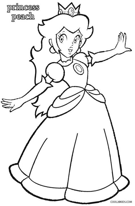 Mario and peach coloring pages are a fun way for kids of all ages to develop creativity, focus, motor skills and color recognition. Princess Peach Coloring Pages | Mario coloring pages ...