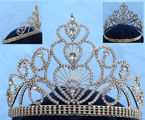 Adjustable Princess Queen Rhinestone Beauty Pageant Tiara