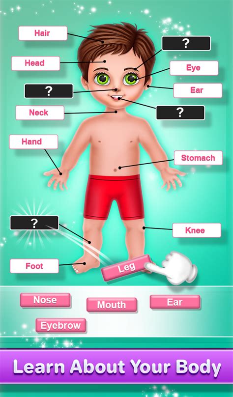 Human Body Parts Kids Learningappstore For Android
