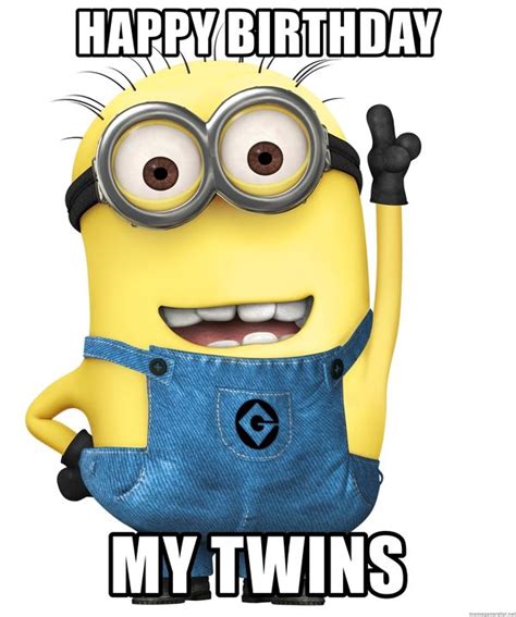 Happy Birthday Twins Quotes Images And Memes