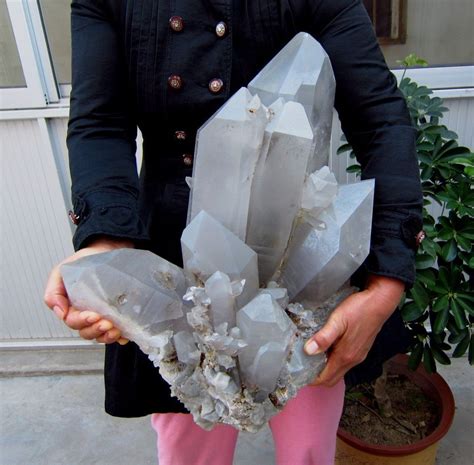 6828lb Rare Huge Natural Clear Quartz Crystal Cluster Points Specimens