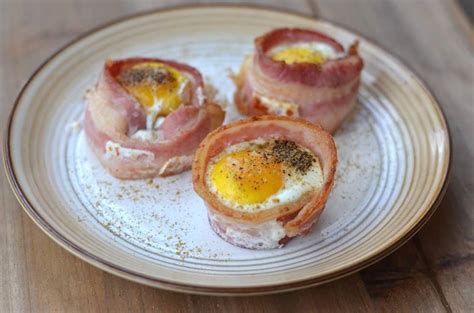 Bacon Baked Eggs Fit Foodie Finds