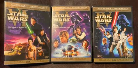Star Wars Limited Edition Original Theatrical Widescreen Trilogy Dvd 6