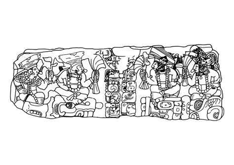 Dibujo Para Colorear Soberanos Mayas Img 28132
