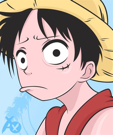 Monkey D Luffy Sad Face By Andunodanx On Deviantart