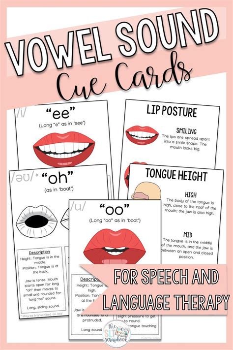 These Vowel Sound Cue Cards Are A Perfect Addition To Any Speech