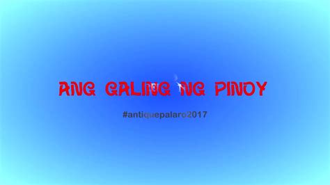 Ang Galing Ng Pinoy Dance Youtube